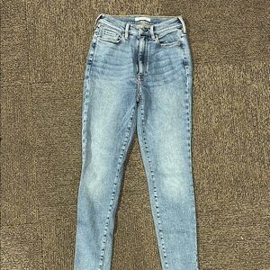 PacSun Blue Skinny Jeans with Vintage Fade
